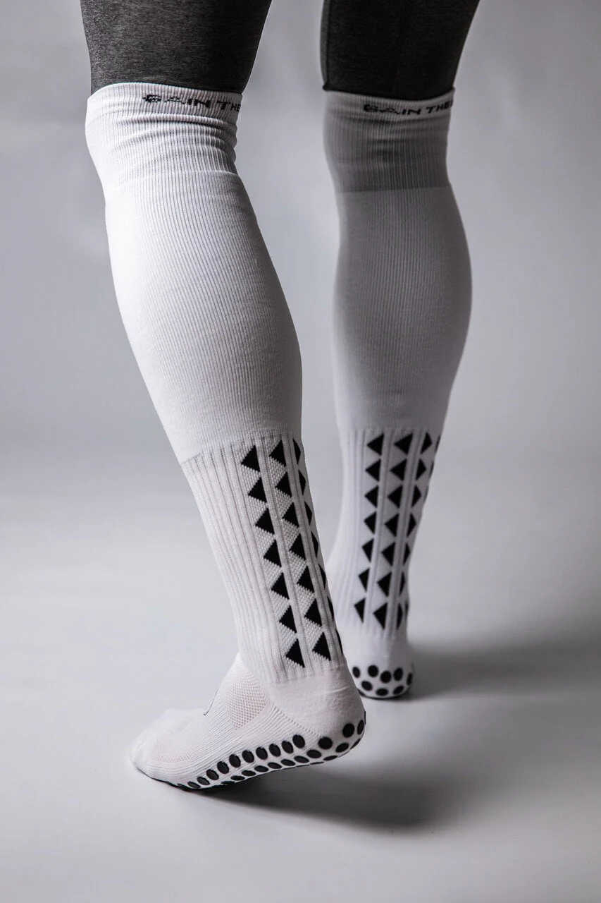 GRIP SOCKS 2.0  Full Length - White - Image 4